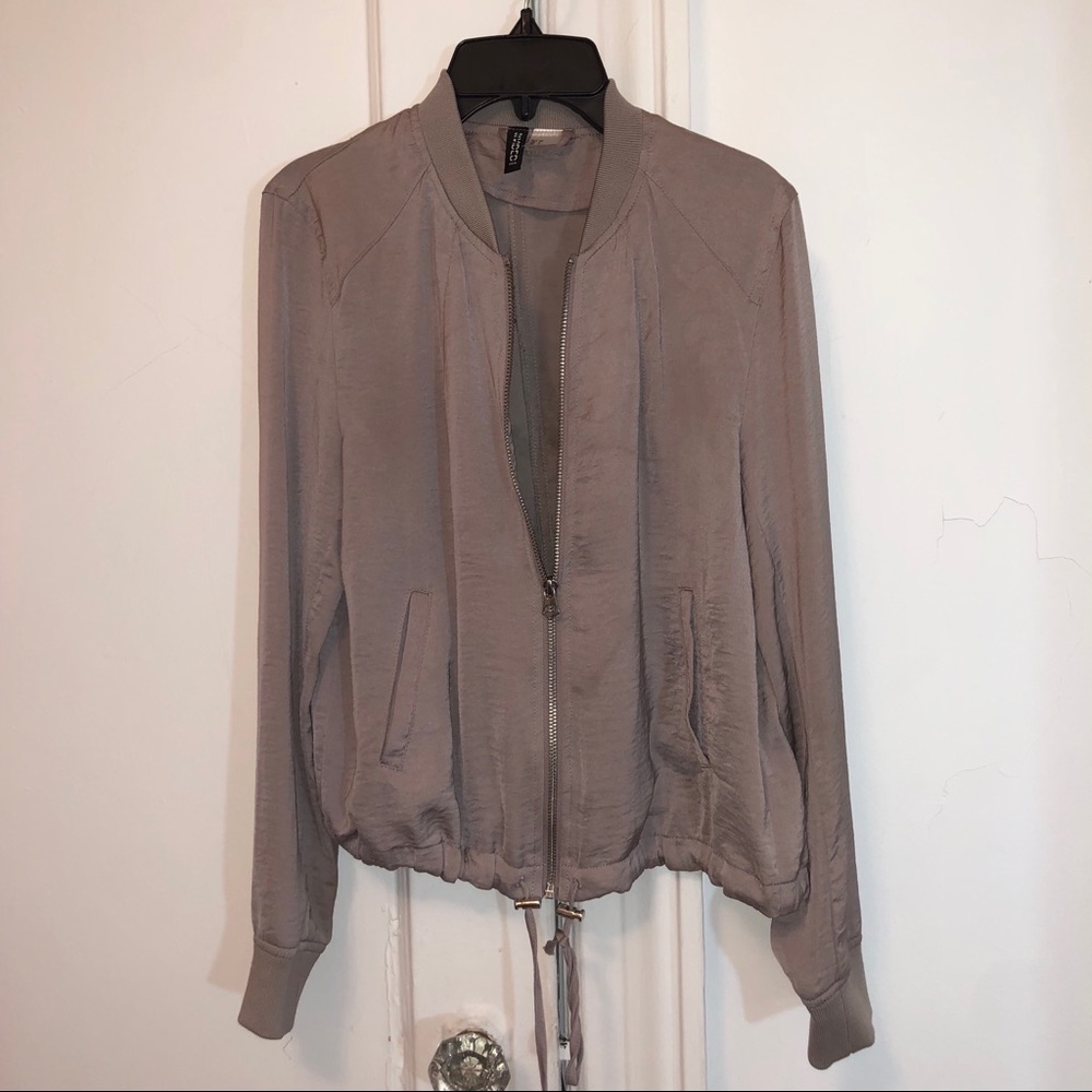 H&M silver light jacket